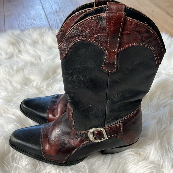 Dingo two-toned cowboy boots Made in Brazil size 8 - Picture 3 of 10